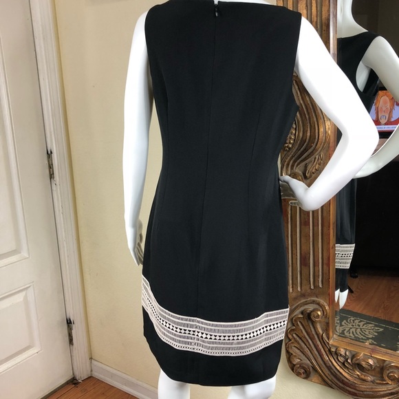 Maggy London Dress Size 8 Sheath Black  Sleeveless - Picture 6 of 6